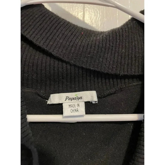 Papaya Women’s Size Small Black Dress - Picture 3 of 7